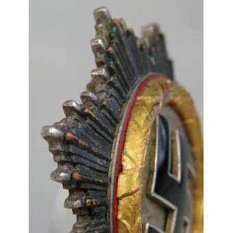 Tysk kors i guld - Deutsches Kreuz i guld, Deschler med miniatyr. Espenlaub militaria